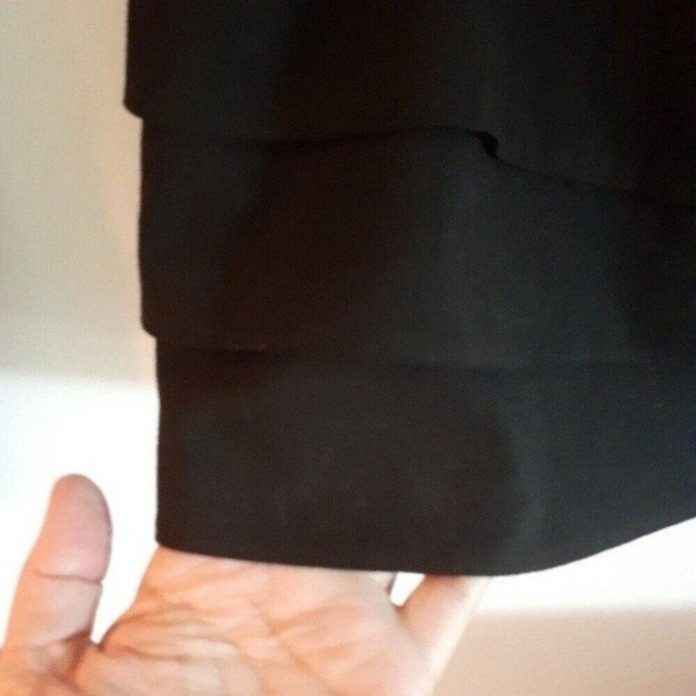 Alfani sexy black tiered mini skirt 6 - Picture 3 of 7